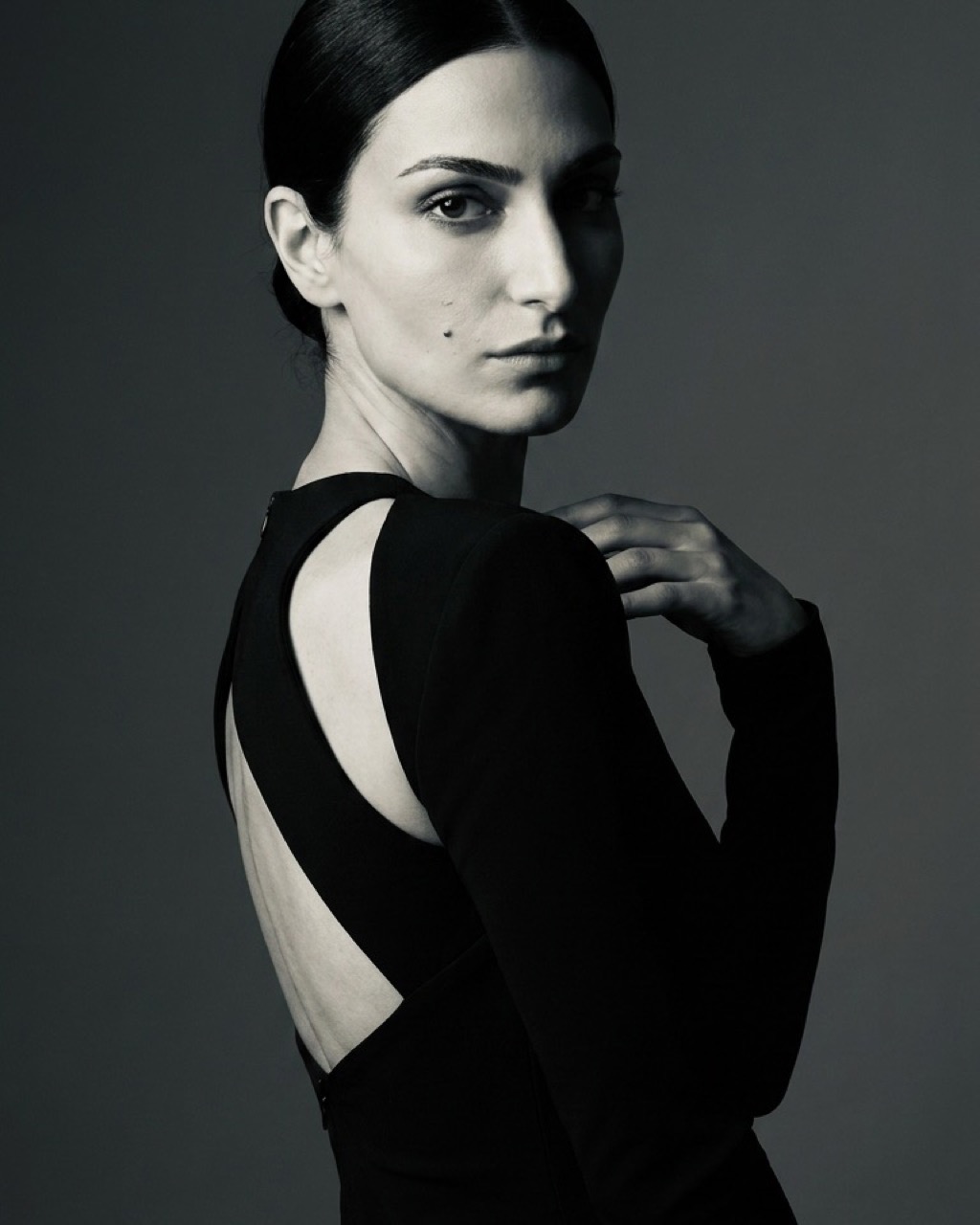 An editorial persona shot in a studio